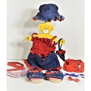 Build-A-Bear Summer Denim Outfit - 12 Pieces